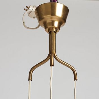 Hans Bergström, a ceiling lamp, model "40" ateljé Lyktan, Sweden 1940-50s.