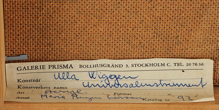 Ulla Wiggen, "Universalinstrument".