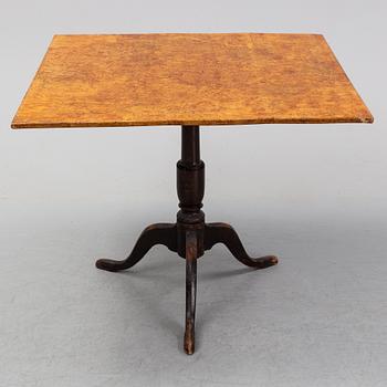 Fällbord, 1800-talets första hälft.