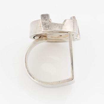 Rey Urban, ring, sterling silver, for Åge Fausing, Denmark.