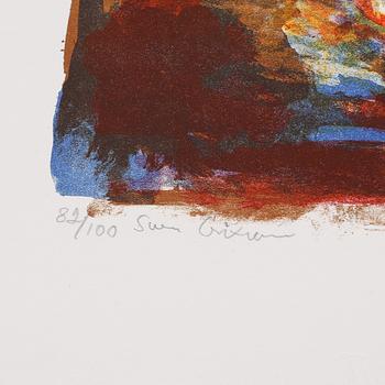 four litographs in colours, signed and numbered.