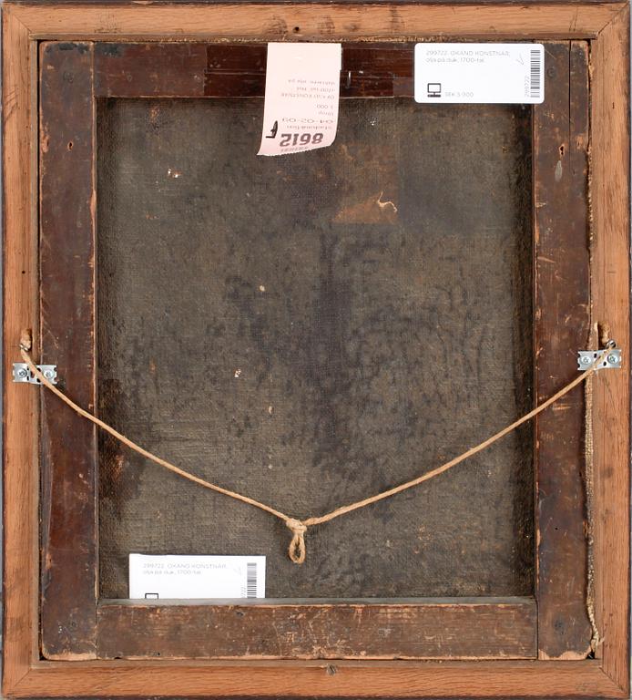 OKÄND KONSTNÄR, olja på duk, 1700-tal.