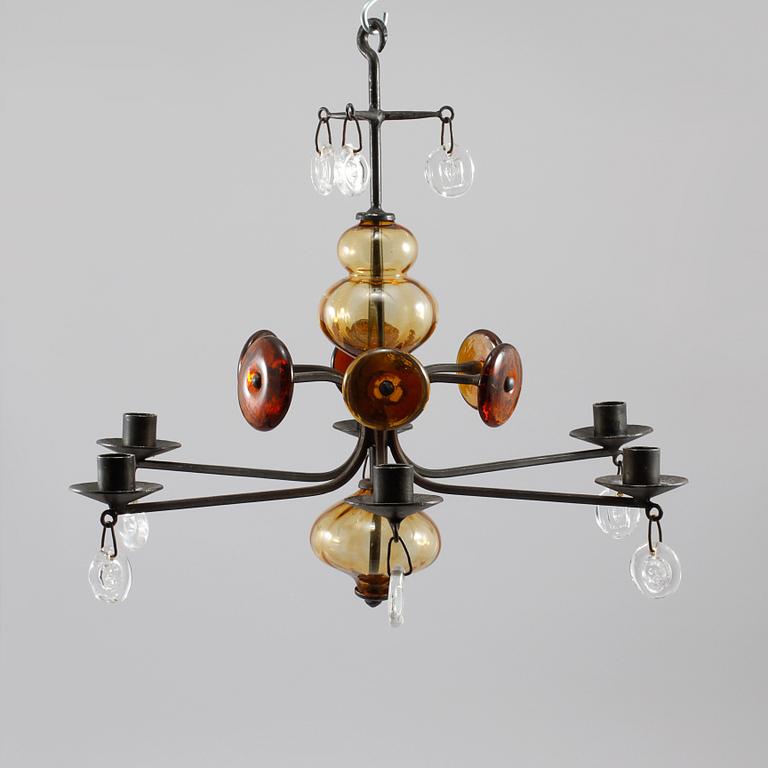 TAKKRONA, Erik Höglund, 1900-talets andra hälft, höjd 42 cm.