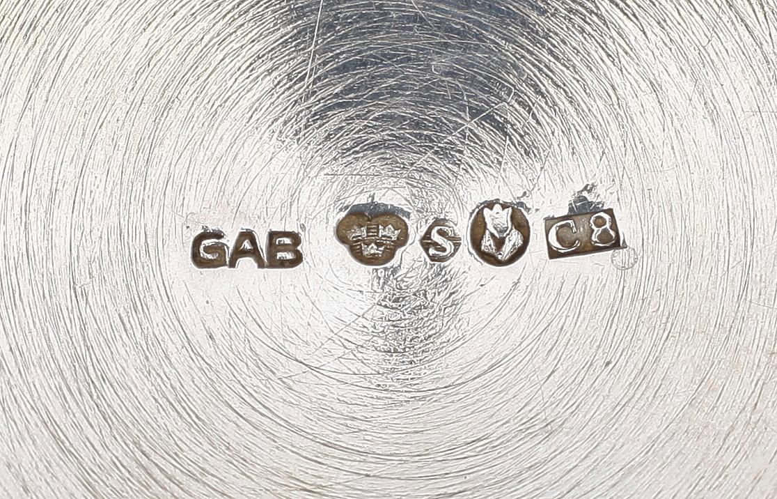 PARTI SILVER, 8 delar, olika tillverkare, bla JE Skreij, 1800-1900-tal. Totalvikt ca 550 gram.