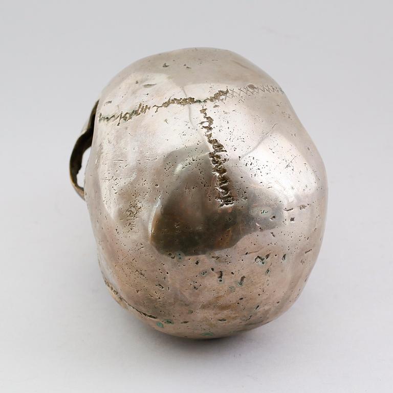 SKULPTUR, försilvrad mässing, sent 1900-tal.