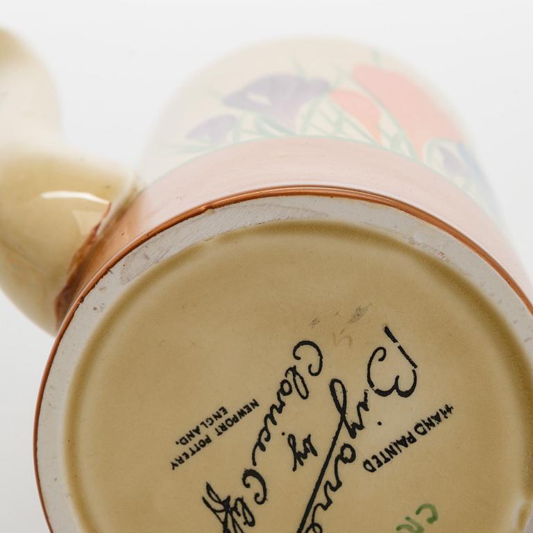 Clarice Cliff, 10-piece coffee service, stamped "Crocus", England.