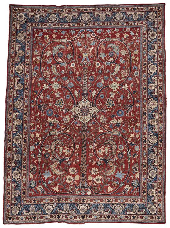 Matto, semi-antique Tabriz, ca 359-364 x 259 cm.