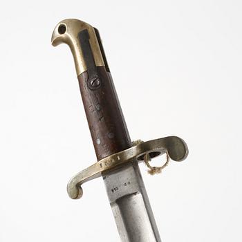 SABELBAJONETTER, 3 st, för flottan m/1867, Eskilstuna Jermanufaktur, Sverige.