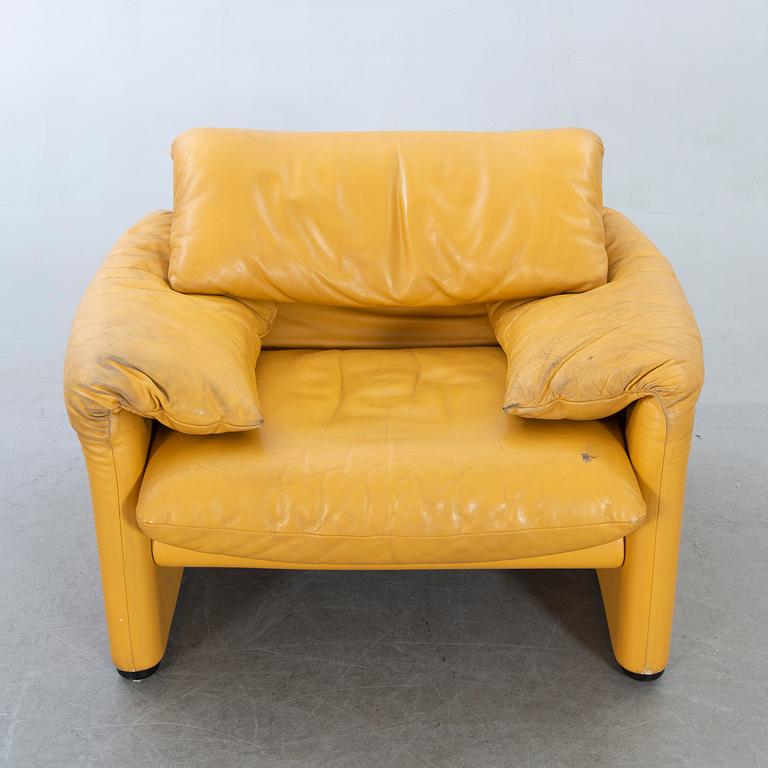 VICO MAGISTRETTI, fåtölj "Maralunga", Cassina 1900-talets senare del.