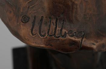 KENT ULLBERG, skulptur, brons sign och numr 68/100.