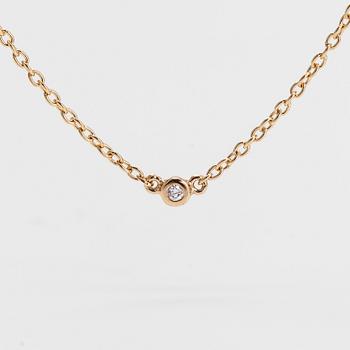 Efva Attling, halsband, "My first diamond necklace", 18K guld och diamant.