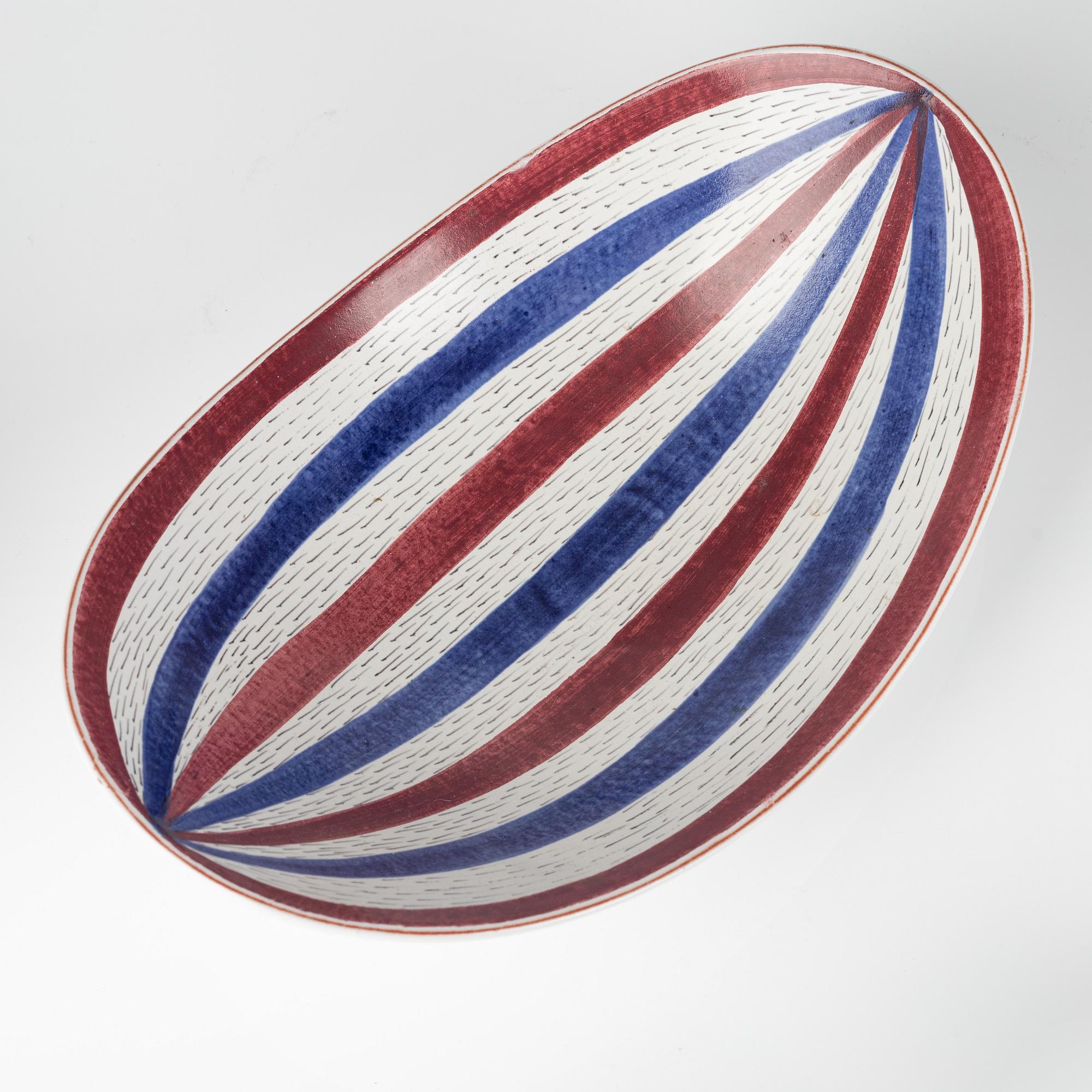 Stig Lindberg, skålar, 3 st, Gustavsbergs studio.