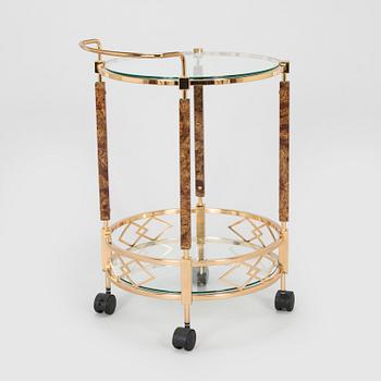 A late 20th century serving trolley.