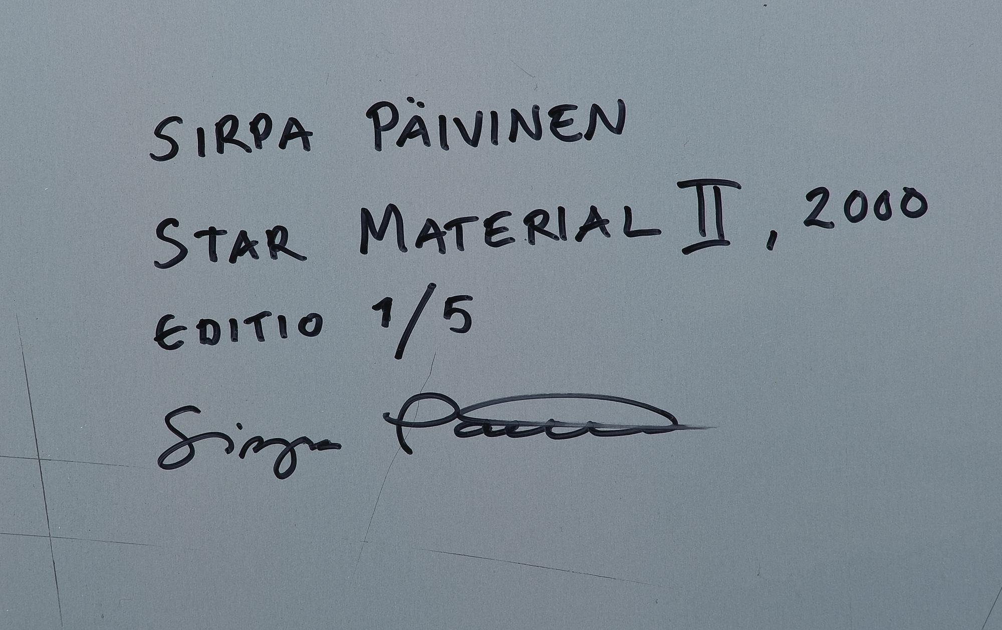 Sirpa Päivinen, "STAR MATERIAL II".