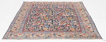 A rug, possibly Tabriz, c. 195 x 137 cm.