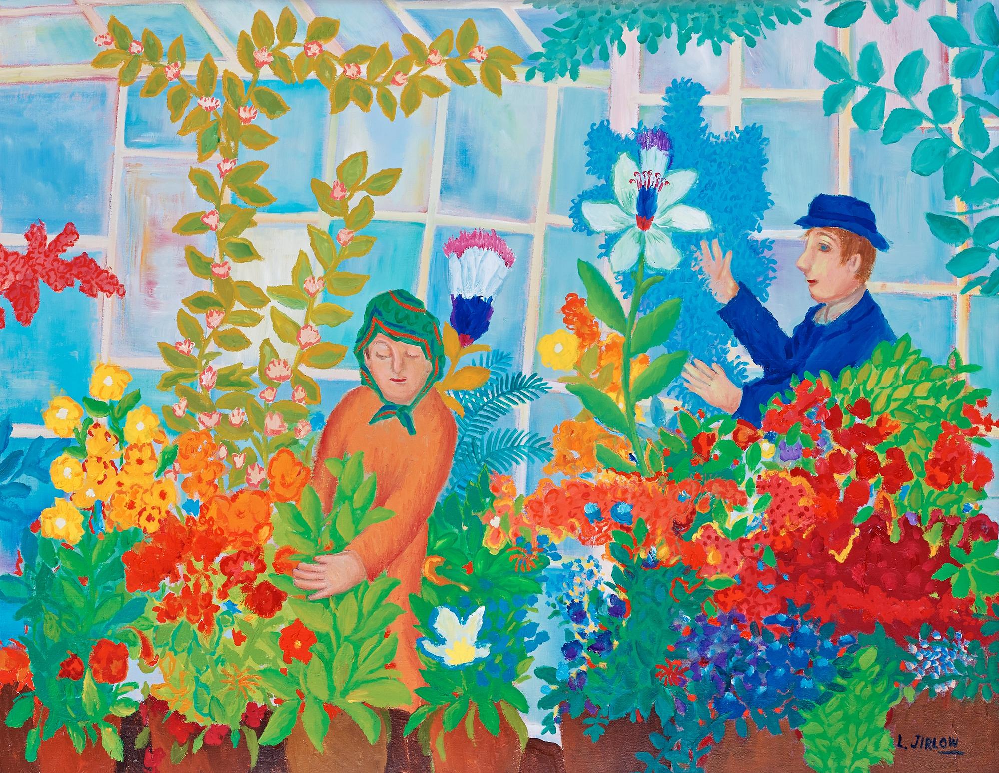 Lennart Jirlow, In the greenhouse.