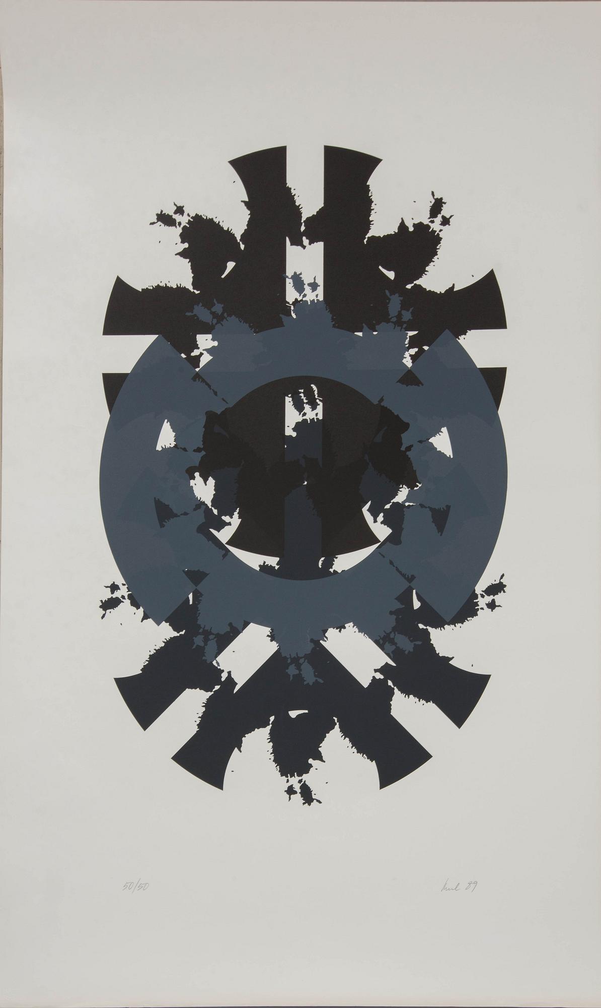 RAUL MEEL, färgserigrafi, signerad, numrerad 50/50 och daterad- 89.