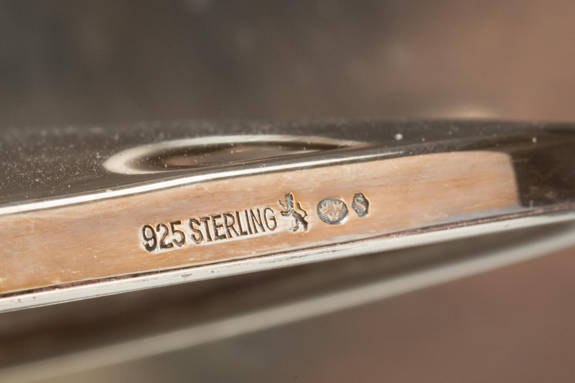 LJUSSTAKAR, ett par, sterlingsilver, importstämplar. vikt ca 692 g.