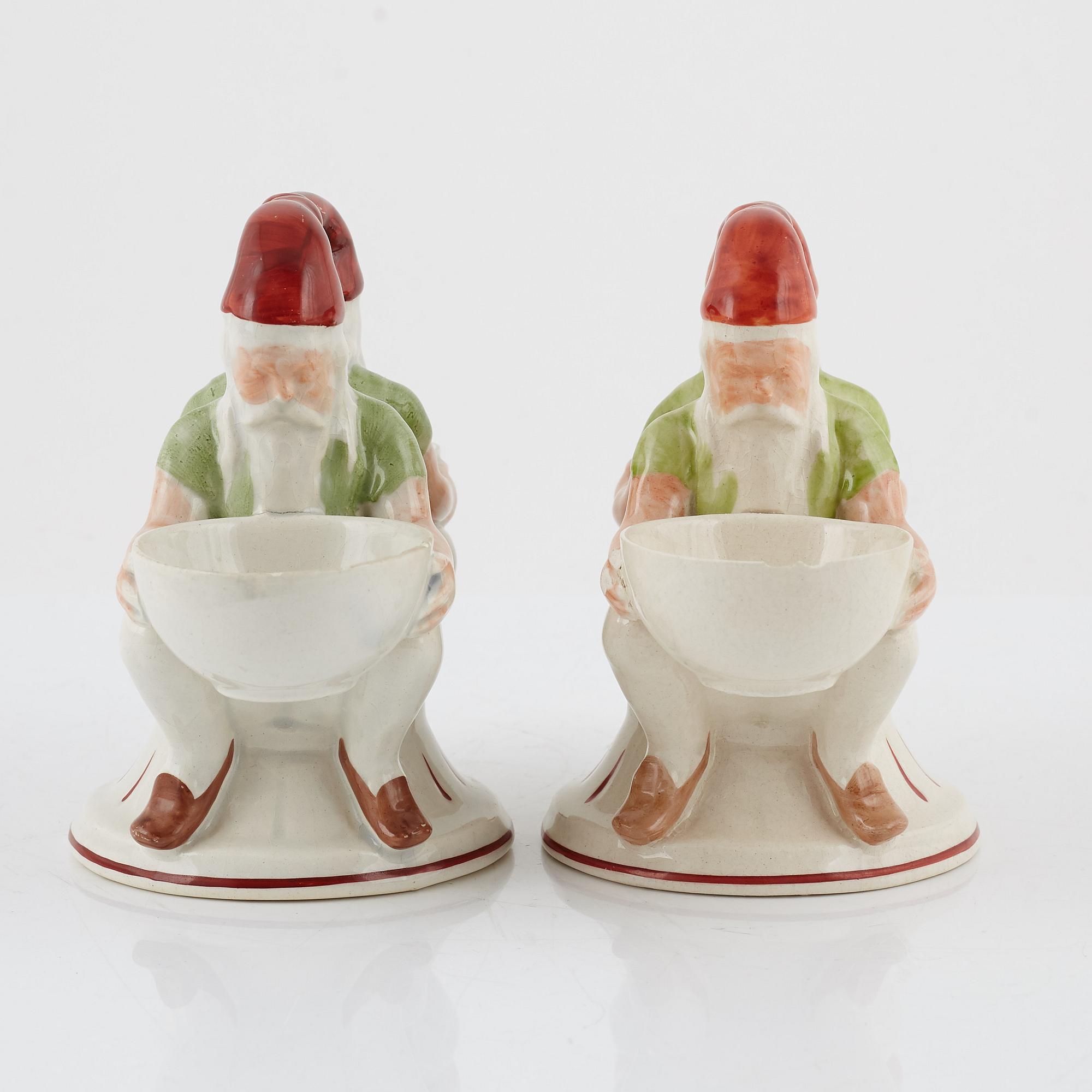 Alf Wallander, saltkar, ett par, jugend, Rörstrand, 1900-talets början.