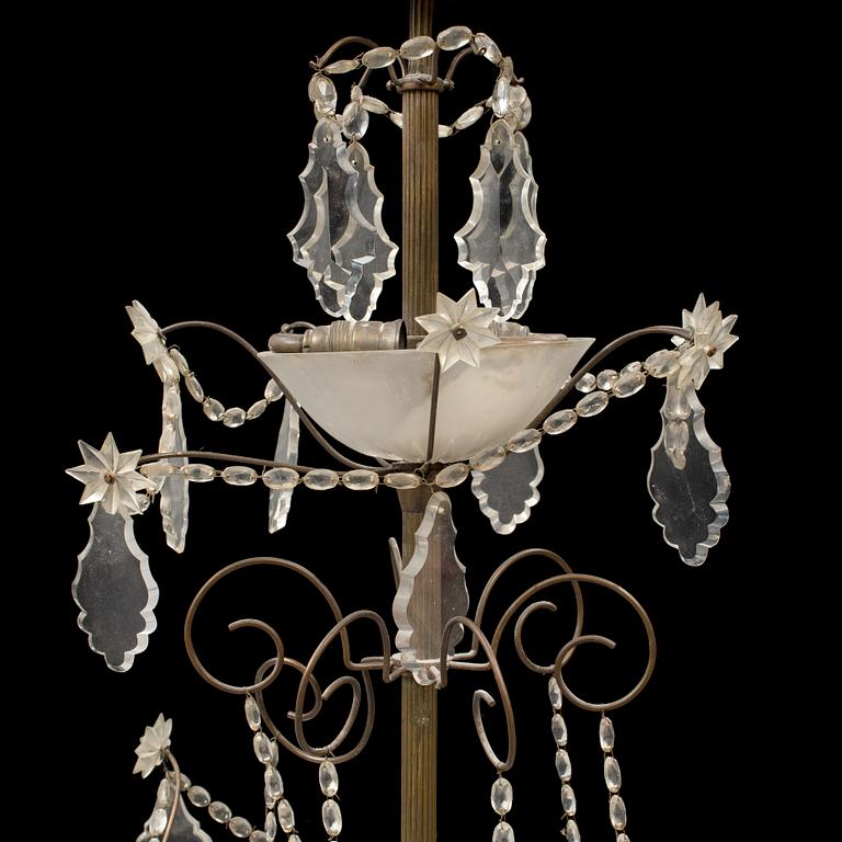 An early 20th century chandelier.