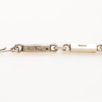 Wiwen Nilsson, armband, sterlingsilver, Lund, 1940.