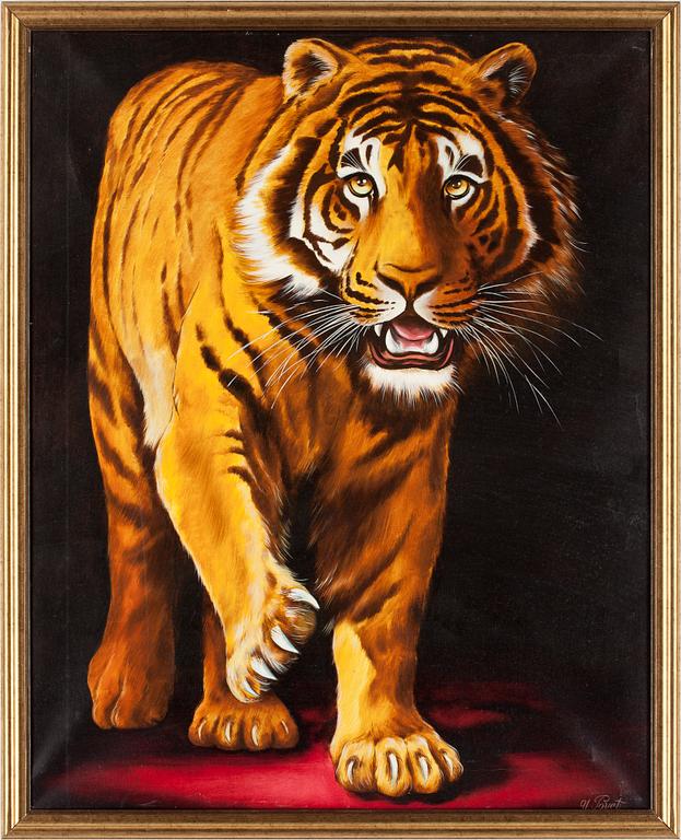 YVES POYET, olja på duk, signerad.