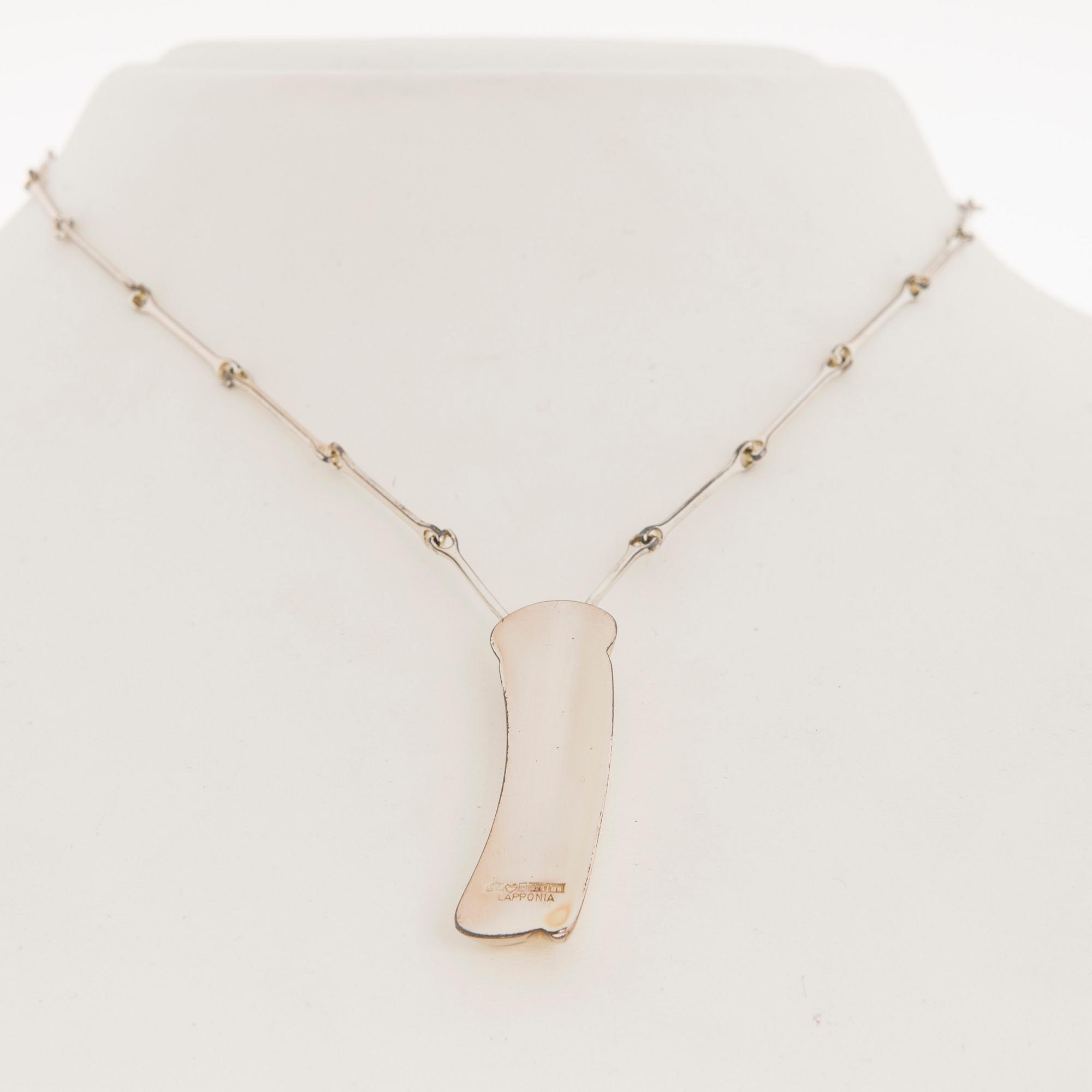 HALSSMYCKE, Lapponia 1979, silver.