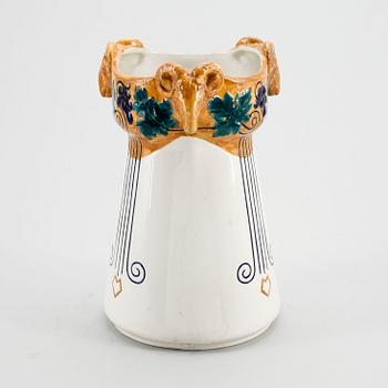 VAS, flintgods, dessin Alf Wallander, Rörstrand, omkring 1900.