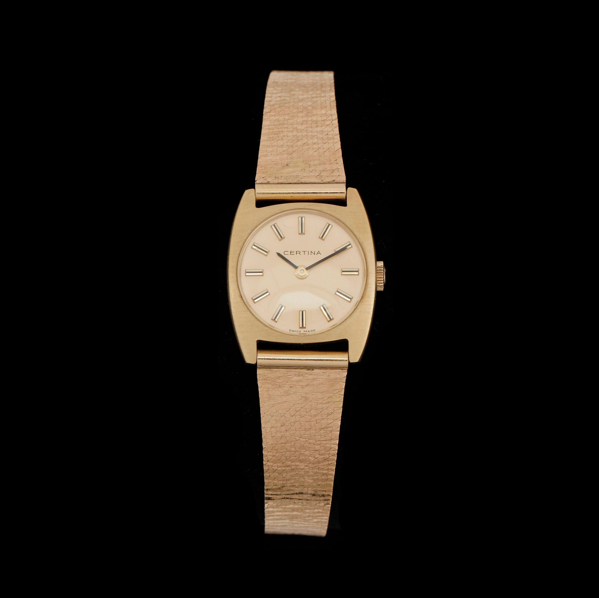 ARMBANDSUR, dam, 18k guld, Certina, 1900-talets andra hälft.