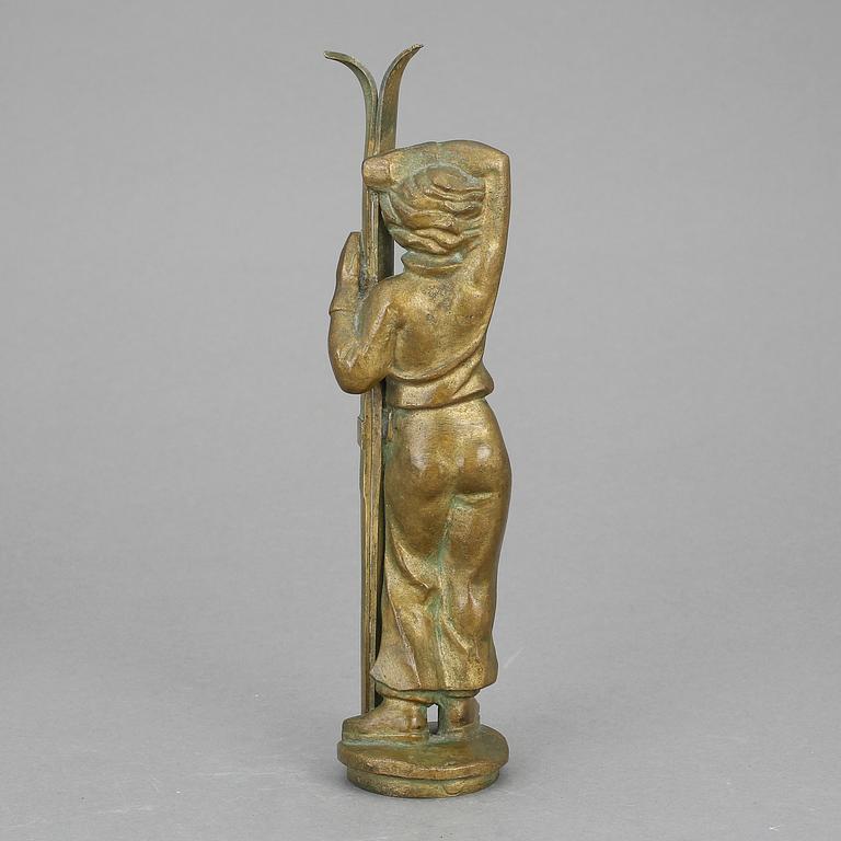 OSCAR ANTONSSON, skulptur i brons. Signerad.