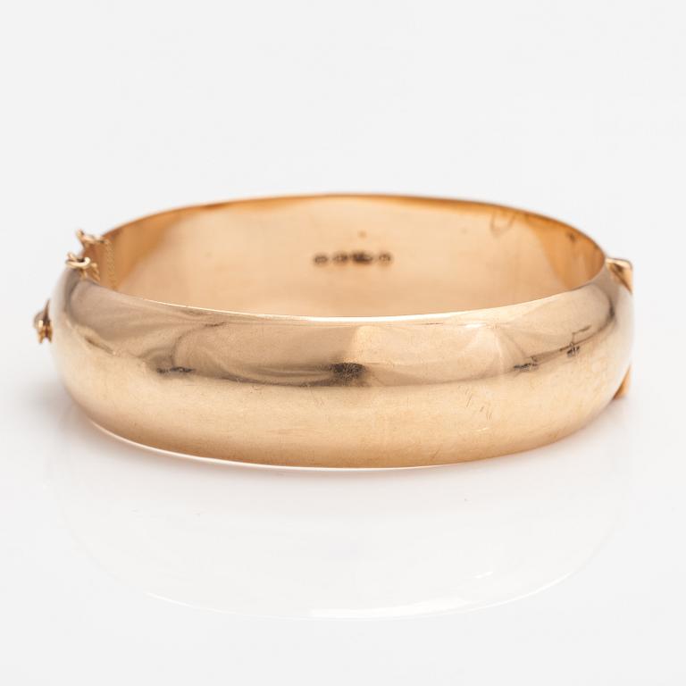 Armband, 14K guld. Westerback, Helsingfors 1970.