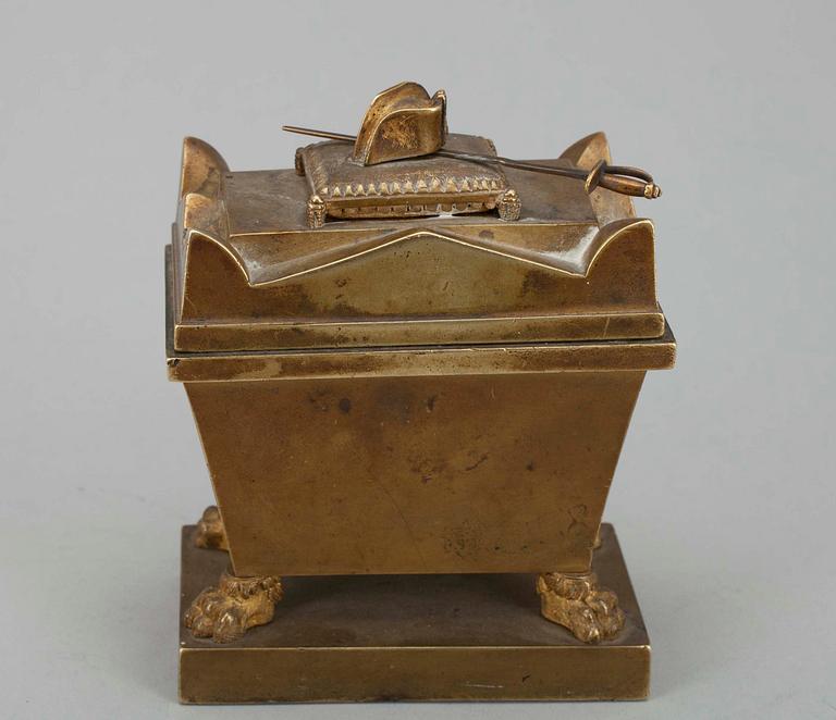 SOUVENIR/ASK, brons, Dreus & Wemmer, Warszawa 1800-tal.