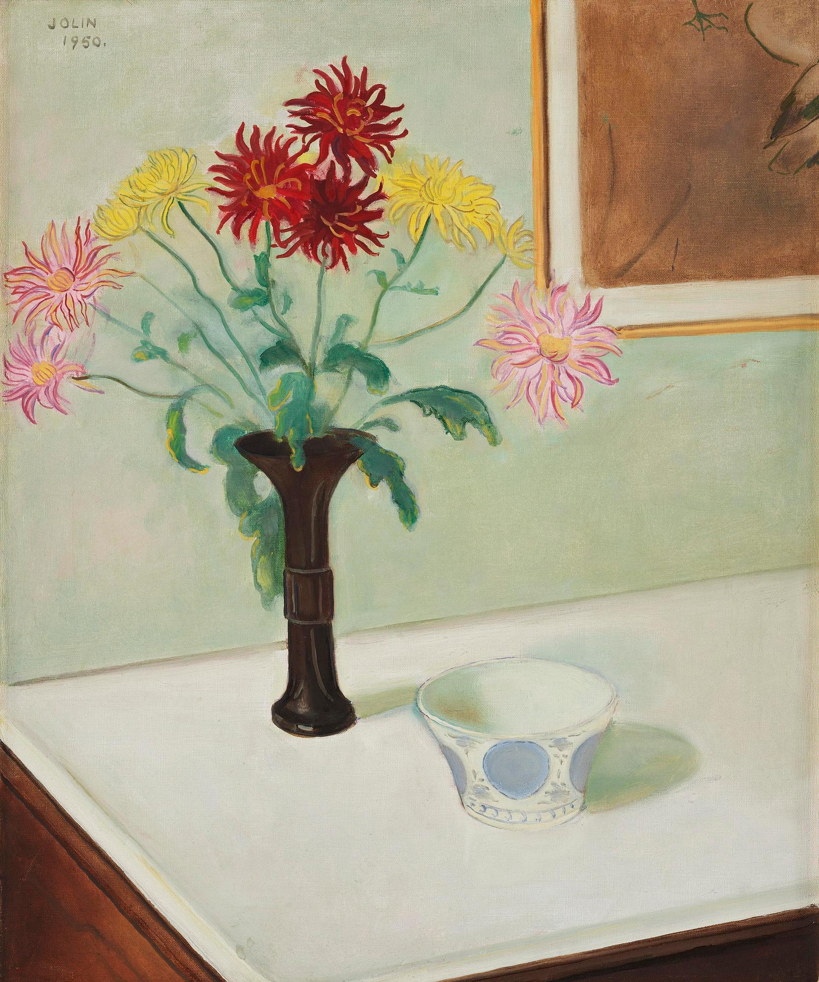Einar Jolin, Translation: "Flower Still Life".