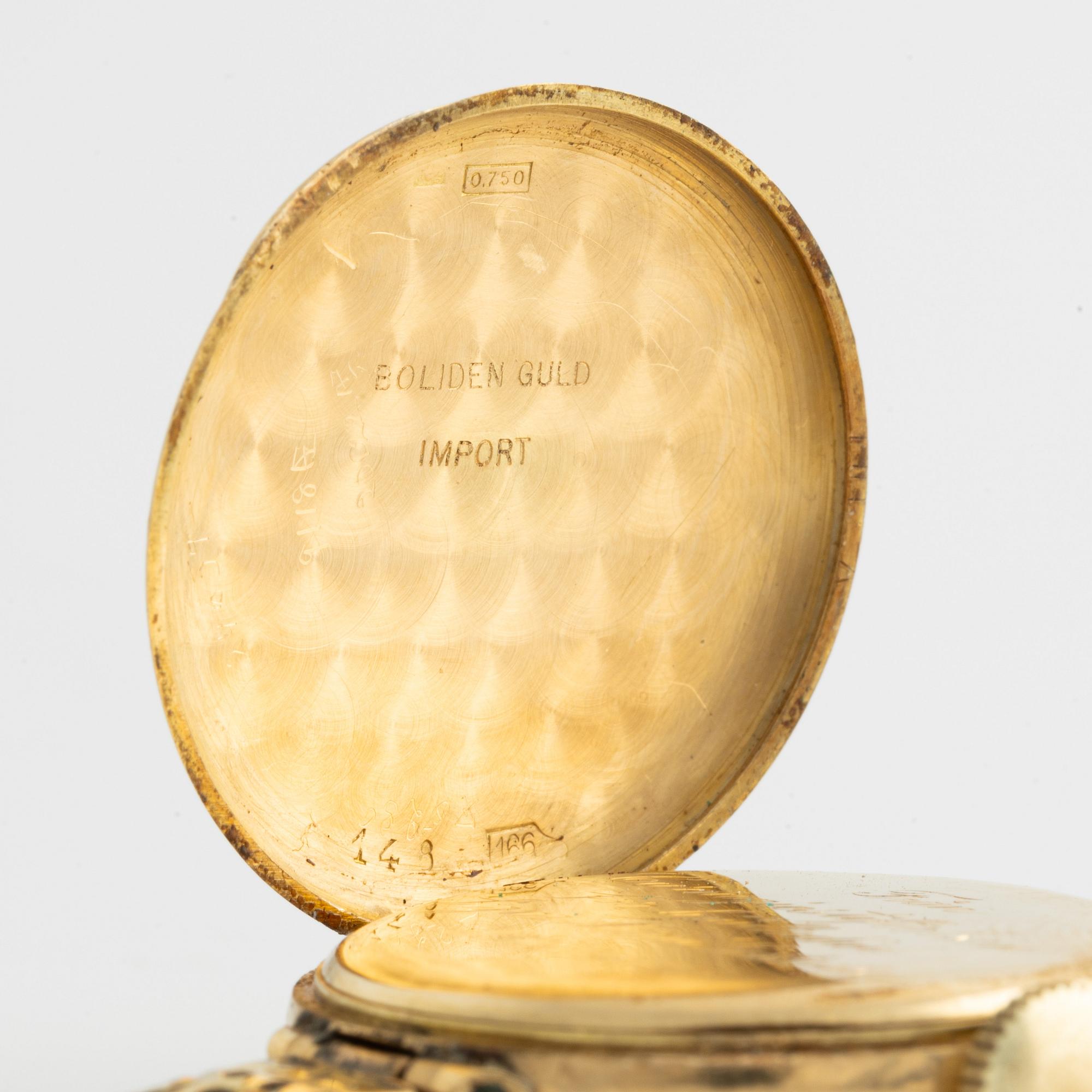 Armbandsur, 18K guld, 26 mm.