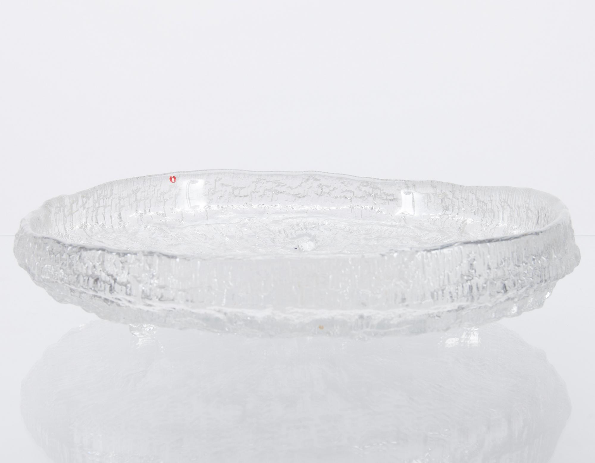 SKÅLFAT, glas, "Lunaria" 3449, Tapio Wirkkala, Iittala.