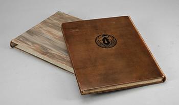 BOKBAND, Eva Mannerheim Sparre, signerad L & E. Sparre, troligen 1910-tal.