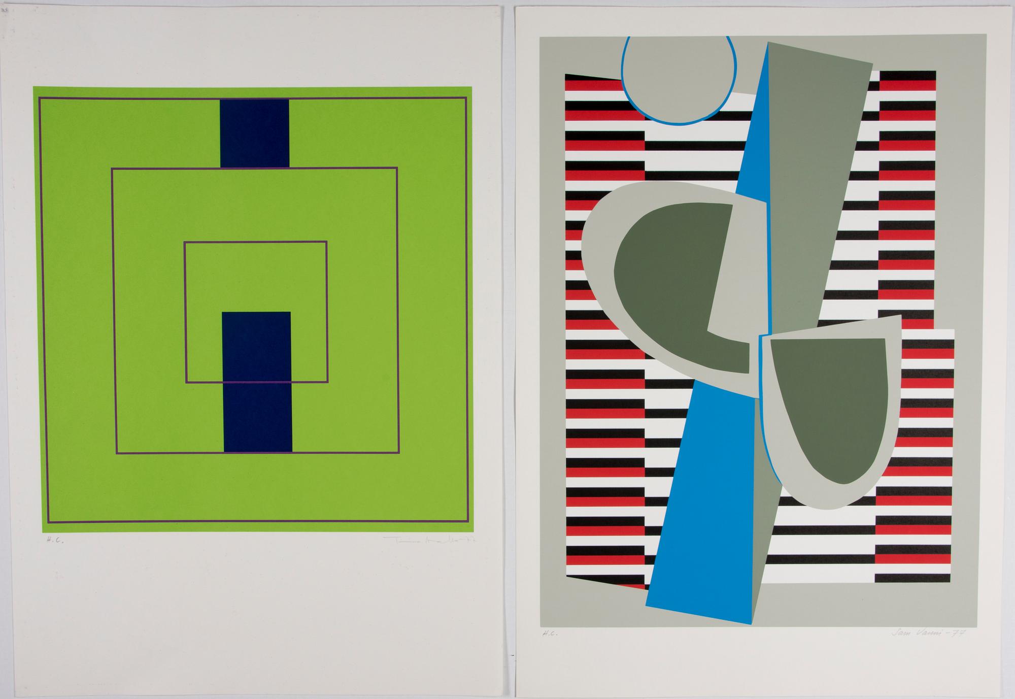 GRAFIIKKASALKKU, serigrafioita, 11 kpl.