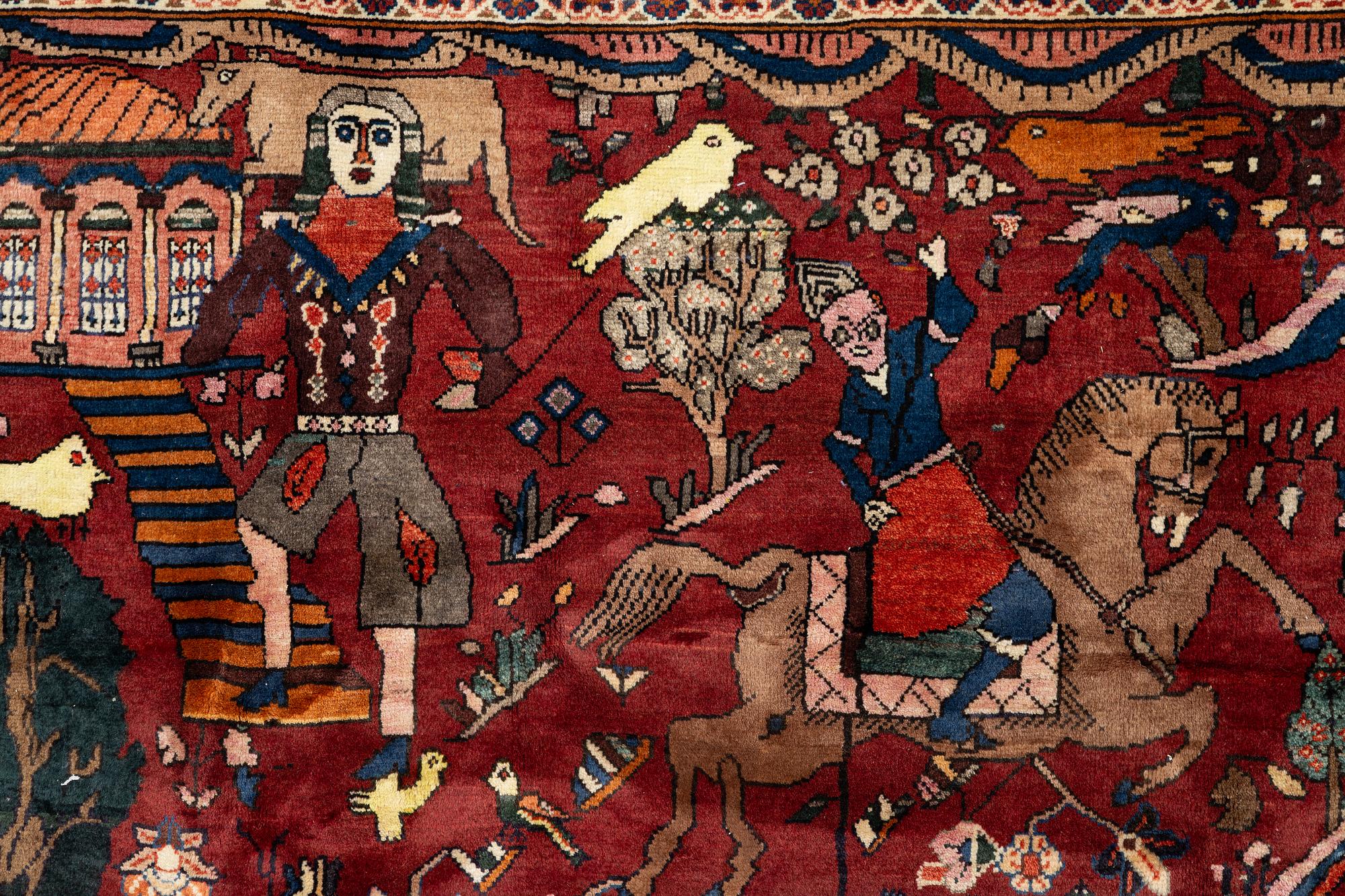 A Chahar Mahal va Bakhtiar carpet  ca 393 x 300 cm.