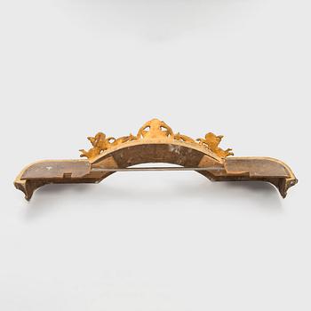 A neo-rococo cornish, late 19th century.