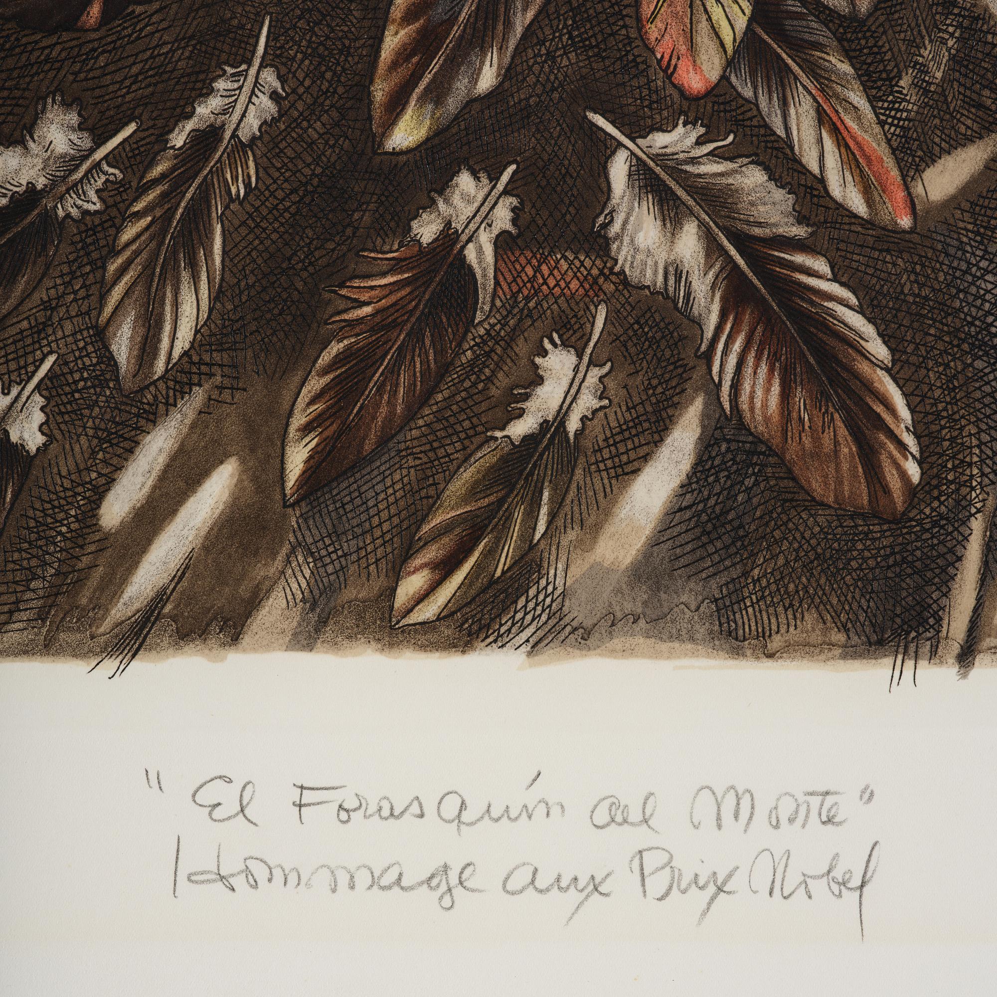 Enrique Grau, "The savage from the forest" from: "Hommage aux Prix Nobel" (The Nobel Prize portfolio).