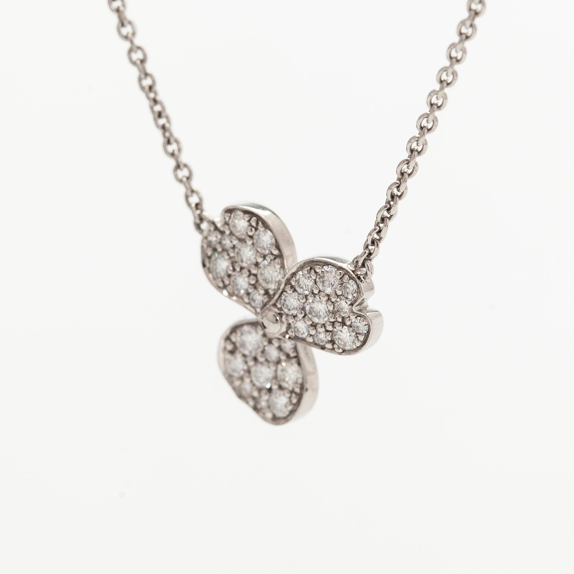 Tiffany & Co, a platinum 'Paper Flowers' necklace with diamonds.