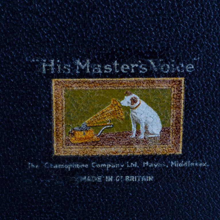 RESEGRAMMOFON, His master´s voice, 1900-talets första hälft.