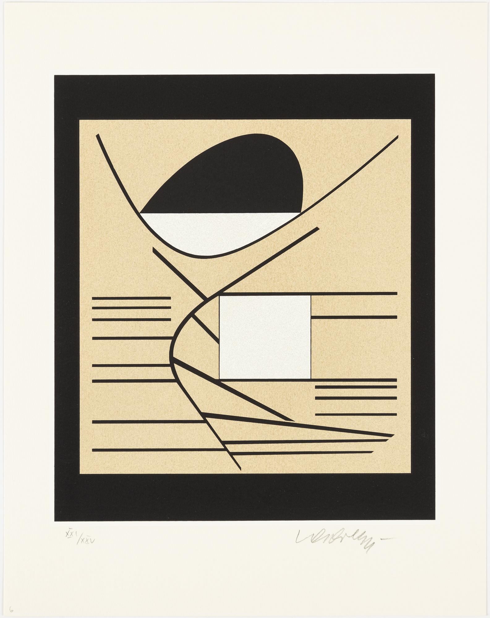 Victor Vasarely, "I ON" Portfölj med 7 serigrafier.