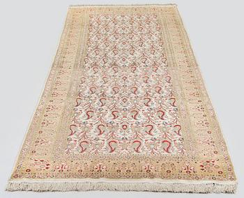 A silk runner, probably Turkey ca 284 x 99 cm.