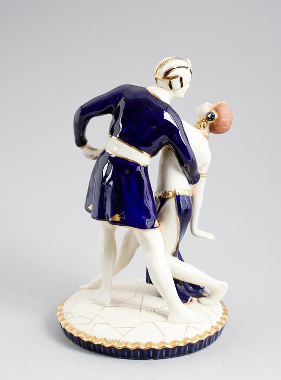 FIGURGRUPP, porslin, Royal Dux, 1900-talets mitt.