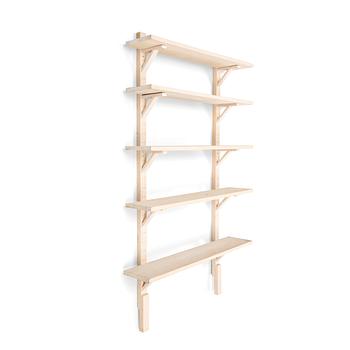 A contemporary wall shelf.