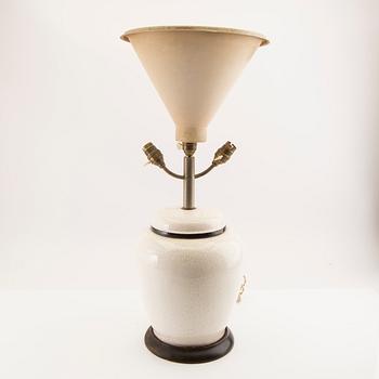 Table lamp France first half/mid 20th century porcelain.