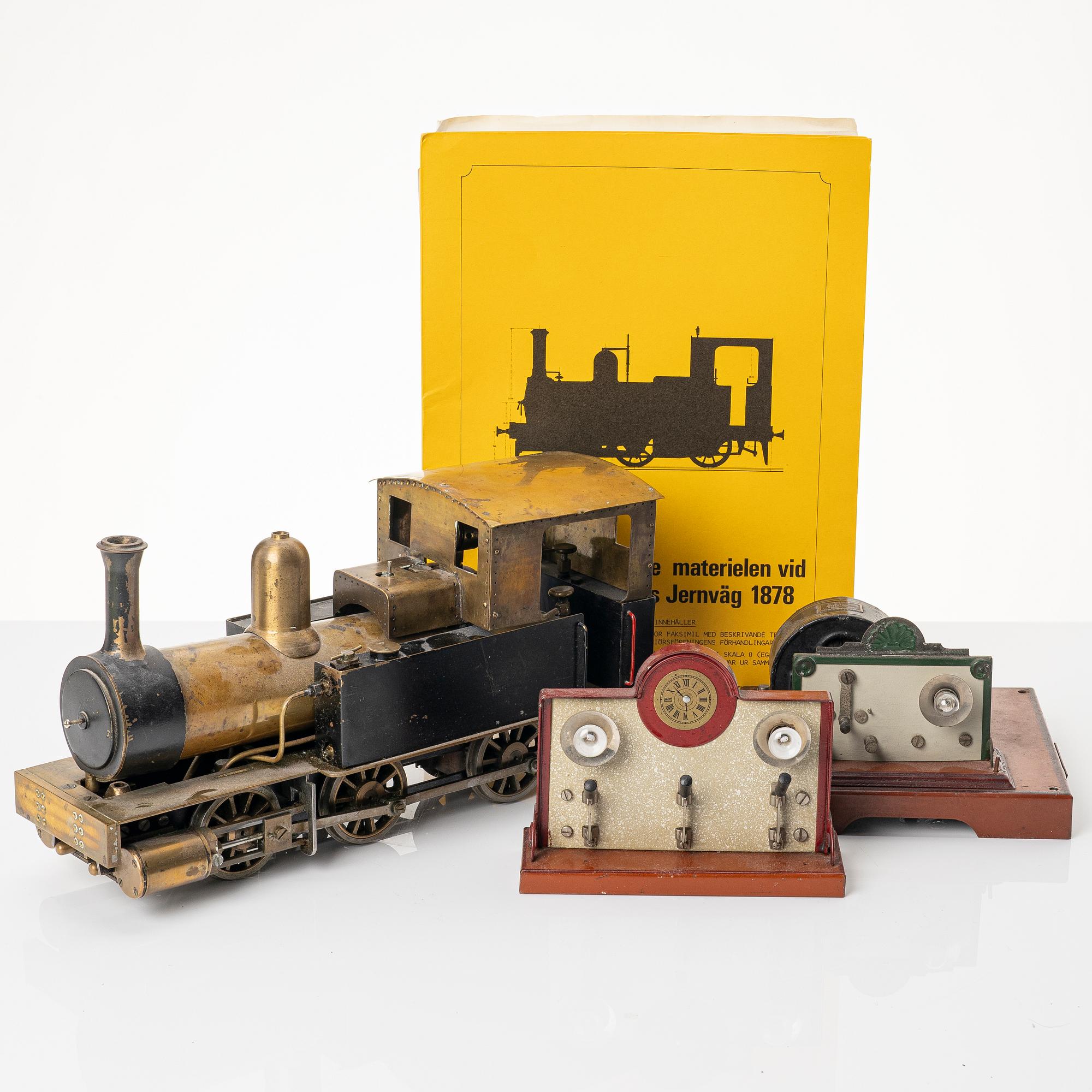 Steam locomotive. "Gotland". Live steam. Drawings by Jan Gunnarsson.