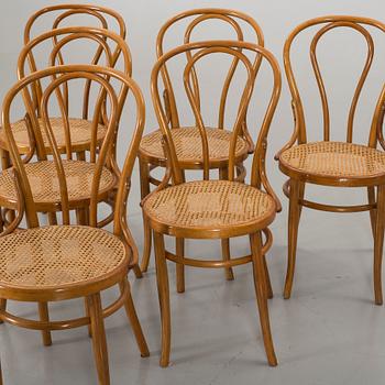 A SET OF 6 J & J KOHN CHAIRS, Austria first half of 20th century.