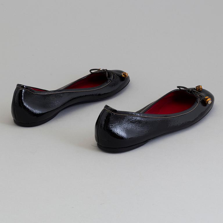 A pair of ballerinas by Gucci, in size 40,5.